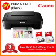 Canon E410 AIO Print Scan Copy Inkjet Printer with original Ink PG47  CL57s + Free RM30 TnG