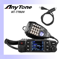 AT-778UV VFDRT AnyTone II เครื่องวิทยุเคลื่อนที่พกพาตัวรับสัญญาณความถี่คู่ VHF 136-174 UHF 400-480MH