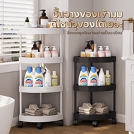 3/4/5 Layers Shelves Wheel Kitchen Cart Shelf Suitable For Chefs The Material Is Strong. Space Savin