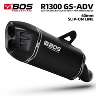 BOS Desert Fox exhaust pipe kit Slip On Line For BMW 1300GS 1300adv R1300GS