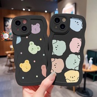 CUTE CUSTOM BLACK WAVE SOFTCASE FOR A03 CORE A03S A04 A8 A9 A11K Y12S Y15 Y15S 9 PRO+ 10 A2+ 4X XR 6