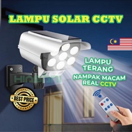 HIASANI Solar LED Wall Light Outdoor Waterproof Fake CCTV Shape Garden Lampu Solar 太陽能燈戶外
