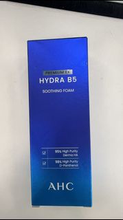 AHC Premium EX Hydra B5 Soothing Foam B5 高效水合舒緩保濕洗面乳 180ml