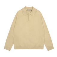 FOG FEAR OF GOD復線ESSENTIALS經典款polo領翻領毛衣