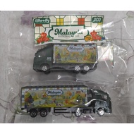 Set 2 Buah Lori Wheelly Lorry Eco Truck Merdeka 67th 2024 (1 Prime Mover & 1 Box Truck)