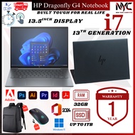 Intel Core i7 (13th Gen) | HP Dragonfly 13.5” G4 | 32GB RAM | 1TB SSD | Touchscreen Ultrabook – Prem