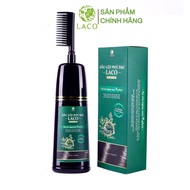 Dầu Gội Phủ Bạc Laco Black Hair 200ml giúp tóc đen tự tin sau 9 phút - Hàng chính hãng