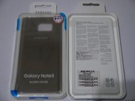 【劉大】【三色東訊公司貨】SAMSUNG GALAXY NOTE 5 原廠透明鏡面背蓋