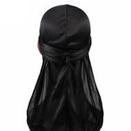 Unisex Women Men Silk Durag Turban Bandana Cap