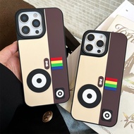 适用苹果16pro手机壳15plus立体复古保护套14promax xr手机保护壳4.6