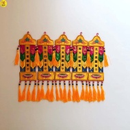 Temple Buddhist Hall Embroidery Folk Supplies Hanging Flags Five-Square Flags Boy Flags Small Flags