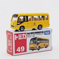 Tomica/Tomica Alloy Car No. 49 Kaster Bus School Bus Model Collection Decoration Toy Car