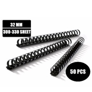 PLASTIC COMB BINDING RINGS (32MM-BLACK) 50PCS.