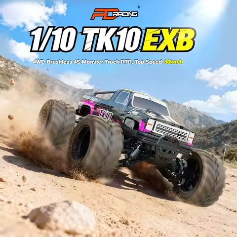 PDracing 1:10 TK10 V3 EXB 4S 88KM/H Brushless Waterproof High-Speed 4WD RC Remote Control Monster Tr