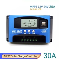 MPPT 30A 50A 100A SOLAR CHARGE CONTROLLER SCC PANEL SURYA 12V/24V