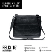 Rubber Killer - FELIX (กระเป๋าสะพายข้าง, ขนาดพอดี, มีช่องเล็กใส่ของ)