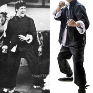 Kung Fu Uniform Traditional Chinese Clothing for Men Wushu Tai Chi Bruce Lee Costume Hanfu Blouse 3P