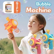 MKBK Automated Bubble Gun Bubble Machine Automatic Belon Buih LED Buih Sabun Mainan Buble Gun Toy Ki