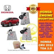 HONDA CRV TOA 2.0 2012 ENGINE MOUNTING (50820-TOC / 50880-TOA / 50890-TOA / 50850-TOC )