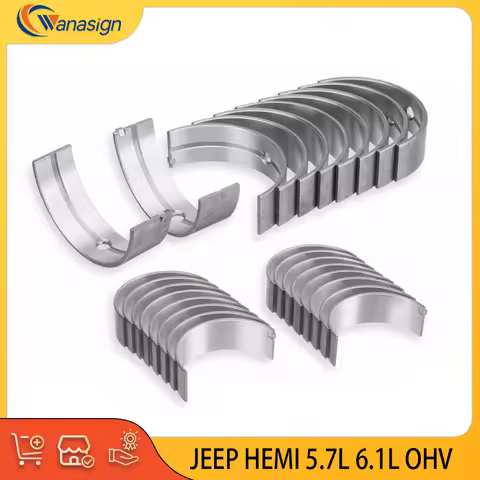 AUTO ENGINE PARTS Main Rod Bearings Set For Chrysler Dodge Ram 1500 Jeep HEMI 5.7L 6.1L V8 GAS OHV 5