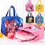 ((Ready Stock) Children elementary school students lunch box Bag tote Bag Waterproof Cartoon Cute Student lunch box Bag Insulation Bag Thickened Aluminum Film Pillow and elementary school students lunch box bags, tote bags, wat24.2.22