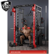 Multi Function Smith Machine, Cable Cross Machine, Gym Power Rack for Free Weight Training, Squat Ra