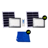 EXZA BEAM ไฟสปอตไลท์โซลาเซลล์ 1แถม 1 ชุด พร้อมรีโมท (ขนาด 2200 Watt) แถม ผ้าไมโครไฟเบอร์ 6 ผืน