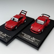 SW 1/64 Porsche RWB 993 Matt Red Alloy Diecast Car Model Toy Birthday Gift