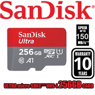 SanDisk Ultra 256GB Micro SD Card SDXC A1 UHS-I 150MB/s Mobile Phone TF Memory Card SDSQUAC-256G
