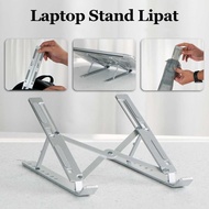 FOLDABLE LAPTOP STAND ADJUSTABLE Aluminum 7 Levels - SILVER