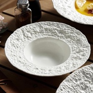 STARK Pasta Plate Unique Luxury Ceramic Fine Dining Pasta Serving Plate/