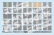 Passion Model 1/35 German Army Armband Decal Set Plastic Model Decal P35D-010