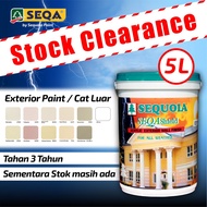 CLEARSTOCK 5 Litres Sequoia Exterior Paint / Cat Luar (2)