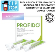 Profido Granule 30 Billion CFU Sachets 10's Orange Flavour ( prebiotic & probiotic bifidobacteria )