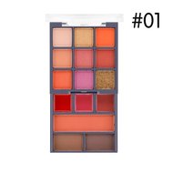 Bảng phấn mắt má 2 tầng ODBO MAKEUP KIT EYESHADOW Highlight