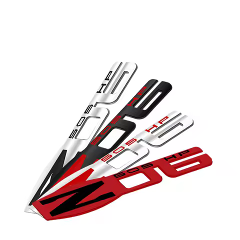 Car Emblem Metal Z06 505 Hp Badge Logo Body Decals Sticker For Corvette Guitar C4 C5 C6 C7 C8 Corvet