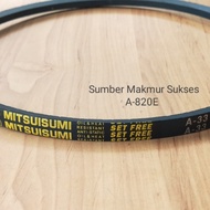 V BELT VANBELT FANBELT MESIN CUCI A820E A 820 E A-820E A33 MITSUISUMI