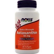 Now 強效蝦青素10mg 60粒 雨生紅藻萃取 Astaxanthin NUTREX