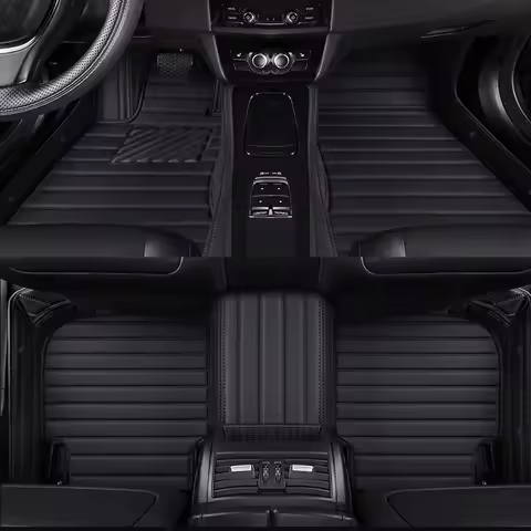 Stripe Style Car Floor Mats for Hyundai Ix35 2018-2023 Elantra 2018-2023 Veloster 2011-2020 Car Acce