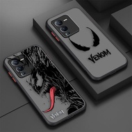 Matte Phone Case Skin Feeling Venmom Cool Marvel For Vivo S1 S5 S6 S9 S9E T1 Z1 Z6 V11I V5 V23E V20SE X21UD X70 X60 PRO PLUS 5G Y91 Y93 Y91C IQOO5 IQOO7 IQOO NEO3  NEO5