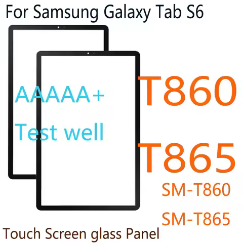 AAA+ 10.5'' For Samsung Galaxy Tab S6 T860 T865 Touch Screen Panel Tablet SM-T860 SM-T865 Front Oute