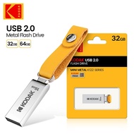 KODAK K122 Metal Flash Drives USB2.0 32GB 64GB USB Mini Pen Drive Memory Stick Memory Flash For PC Laptop Cars