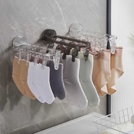 Suction Cup Drying Rack Socks Drying Rack Drying Socks Folding Balcony Clothes Socks Rack Multifunct