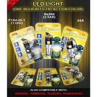 MAKOTO LED Light Tri-LED 1Leg H4 BA20D