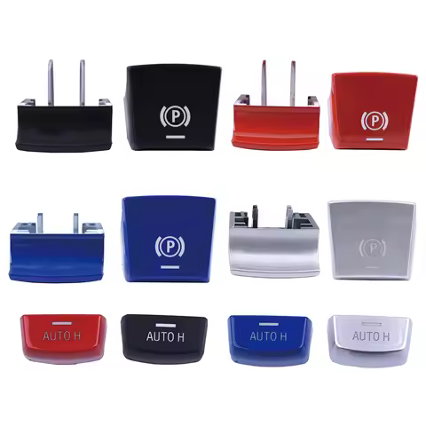 Car Handbrake Parking Brake P Button Auto H Switch Cover For BMW 5 6 7 X3 X4 X5 X6 F01 F02 F07 F10 F