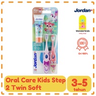 Jordan Kids Toothbrush Step 3 (6-9 years) [Twin Pack - 2s]