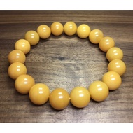 Burmese Yellow Jade Bracelet