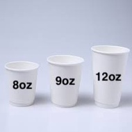 8oz /9oz/10oz/12oz Double Wall Hot Cup / Lid /Disposable Paper Drinking Cup/Plain Paper Cup/brown pa