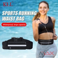 Tas Pinggang olahraga anti air anti copet waterproof simpan HP lari Jogging Belt tempat dompet