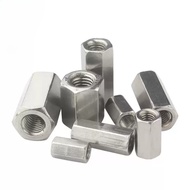 [FWM] 304 Stainless Steel Hex Connector Extension Connector Nut M14/M16/M18/M20/M22/M24
